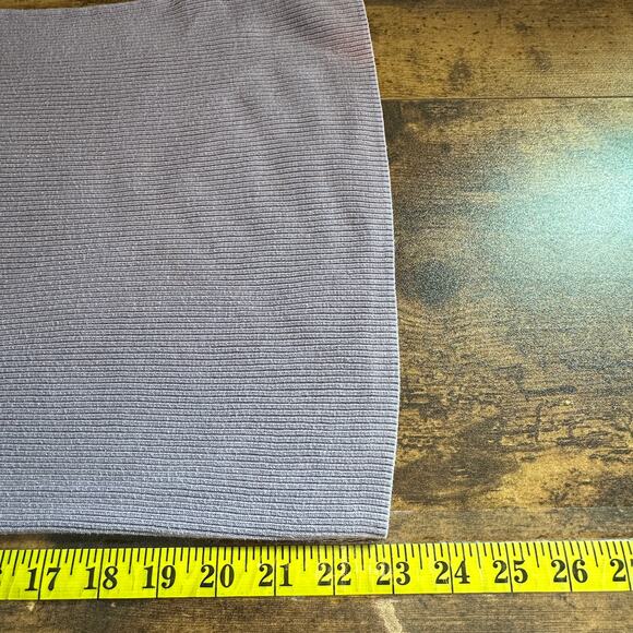 Caslon Ribbed Thermal Shirt Top Medium Lilac Purple 100 Cotton Y2K Soft Girl GUC - Picture 4 of 9